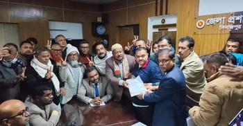 BNP leader collects nomination paper in Khaleda’s constituency