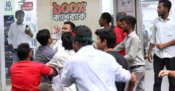 Clashes erupt at NCP rally in Bogura in presence of Sarjis