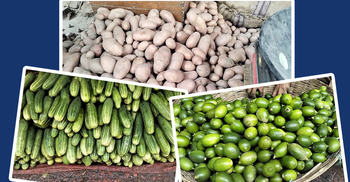 ঈদ শেষেও লাগামহীন বগুড়ার সবজি বাজার