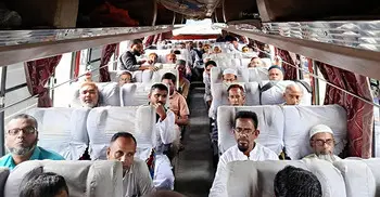 ১২৫ বাসে জামায়াতের সমাবেশে বগুড়ার ১০ হাজার নেতাকর্মী
