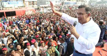 ধানের শীষ জিতলে উন্নয়নের ধারাবাহিকতা থাকবে: তারেক রহমান