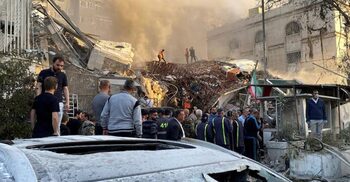 Iran says Israel bombs its embassy in Syria, kills 7 military advisers