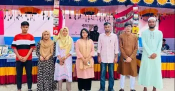 কিশোরগঞ্জে বইমেলা পরিদর্শন ও সাহিত্য আড্ডা