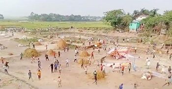 ব্রাহ্মণবাড়িয়ায় ধান শুকানোর খলা দখল নিয়ে সংঘর্ষ, আহত ৫০