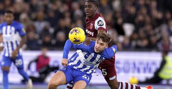 West Ham held to drab 0-0 draw by Brighton