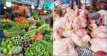 Onion, chicken prices up; vegetables still costly due to rain