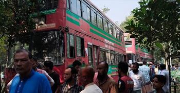 3 IUT students die as bus touches live wire