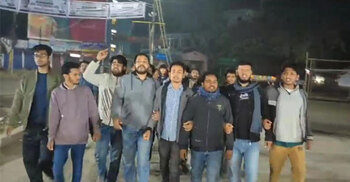 তারেক রহমানের রংপুর আগমন ঘিরে মধ্যরাতে বেরোবি ছাত্রদলের শুভেচ্ছা মিছিল