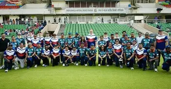 বিএসজেএ-ইউএস অ্যাম্বাসির দুর্দান্ত ক্রিকেট লড়াই