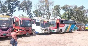 জামালপুরে অনির্দিষ্টকালের বাস ধর্মঘট