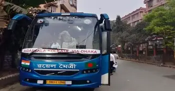 আগরতলা-ঢাকা-কলকাতা বাস সার্ভিস ফের চালু