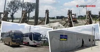 স্বেচ্ছায় নয়, পুলিশের তৎপরতায় পূর্বাচলের ডিপোতে যাচ্ছে বাস