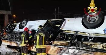 21 dead as Venice bus plunges from bridge