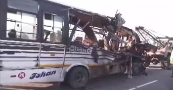 14 killed as bus collides with truck in Assam