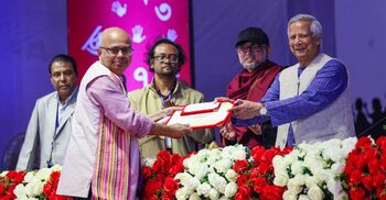 Mass uprising adds significance to this year's book fair: Yunus