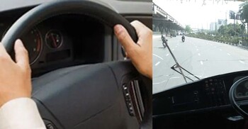 চলন্ত অবস্থায় গাড়ি চালকের ভিডিও করা উচিত নয়