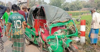 3 killed in Mymensingh as truck collides with auto-rickshaw