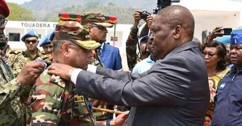 Waker gets Central African Republic presidential title