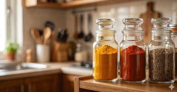 মসলার কৌটার আঠালোভাব দূর করার ঘরোয়া উপায়