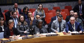 US blocks ceasefire call with third UN veto in Israel-Hamas war