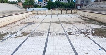 চার কোটি টাকা ব্যয়ে নির্মিত সুইমিংপুল ৭ বছর বন্ধ