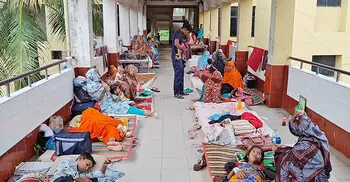 ৪২ শয্যার বিপরীতে ১৪৭ শিশু ভর্তি, চাপ সামলাতে হিমশিম অবস্থা