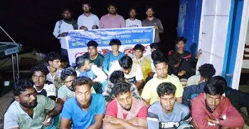 মেঘনায় জাটকা ধরার অভিযোগে ৩৮ জেলে আটক