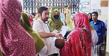 চাঁপাইনবাবগঞ্জে হাম উপসর্গ নিয়ে একদিনে হাসপাতালে ভর্তি ৫০ শিশু