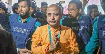 Chinmoy shown arrested in Ctg lawyer murder case