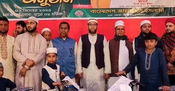 টানা ৪১ দিন জামায়াতে নামাজ আদায় করে বাইসাইকেল পেলো ৩৫ শিশু-কিশোর