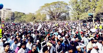 সীতাকুণ্ডে জামায়াতের জনসভায় মানুষের ঢল