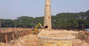 দামুড়হুদায় চার ইটভাটা গুঁড়িয়ে দিলো পরিবেশ অধিদপ্তর