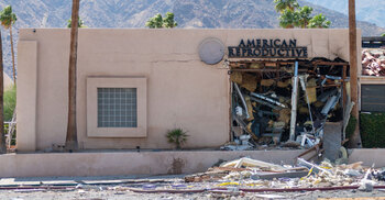 Bomb blast outside California fertility clinic kills 1