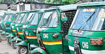 গণপরিবহন হিসেবে ব্যবহারের শীর্ষে সিএনজিচালিত অটোরিকশা