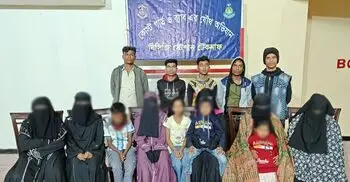 মালয়েশিয়া নেওয়ার নামে গুদামে বন্দি, নারী-শিশুসহ ১৫ জন উদ্ধার