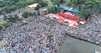 সমাবেশ থেকে যে বার্তা দিলো জামায়াত