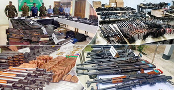 Looted arsenal spark election headache