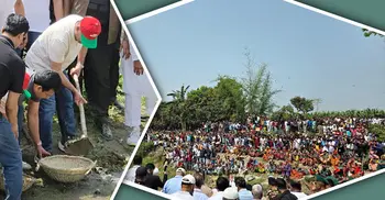 Spade in hand, Tarique revives a canal and a memory of Zia in Dinajpur