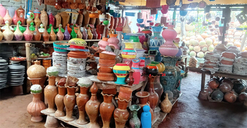 ফ্যাশনেও জায়গা করে নিয়েছে মৃৎশিল্প