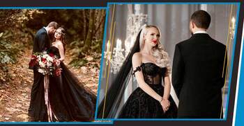 যেখানে কনে বিয়েতে লাল নয়, কালো পোশাক পরে