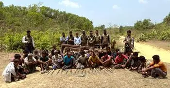 বনে গাছ কাটার অভিযোগে ২৬ রোহিঙ্গা আটক