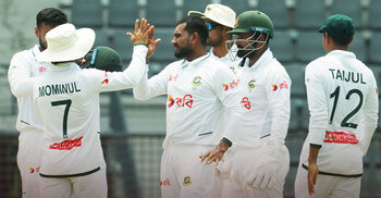 Rizwan, Agha resist but Tigers on course for 2-0 sweep