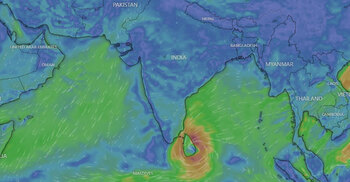 Cyclone Ditwah forms over Bay