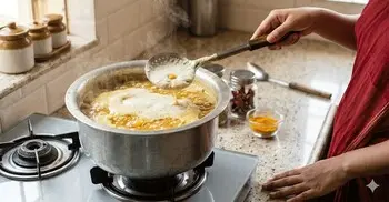 ডালের ওপর সাদা ফেনা, ফেলে দেবেন নাকি রাখবেন?
