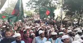 ইনকিলাব জিন্দাবাদ, দিল্লি না ঢাকা স্লোগানে উত্তাল বায়তুল মোকাররমের উত্তর গেট