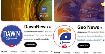 India bans Dawn, Geo News, 14 other Pakistani YouTube channels