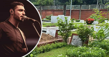 বাবার কবরেই চিরনিদ্রায় শায়িত জসীমপুত্র রাতুল