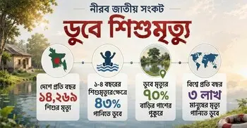 নীরব জাতীয় সংকট ‘ডুবে শিশুমৃত্যু’, টনক নড়ে না সরকারের
