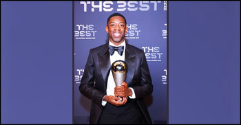 Dembele wins Fifa Best men's player of the year