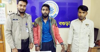 বগুড়ায় বাসে তল্লাশি, দেড় হাজার ইয়াবাসহ আটক ২